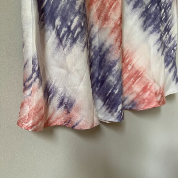NWT Re:Named Revolve Slip skirt Tie Dye Size M Y2K - Picture 5 of 10